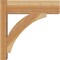 Ekena Millwork Thorton Block Rough Sawn Outlooker, Western Red Cedar, 6"W x 18"D x 18"H OUT06X18X18THR05RWR - alternate 2